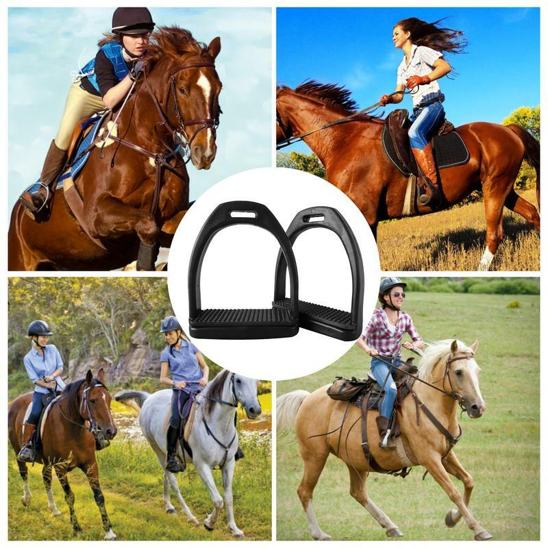 Horse Riding Wide Stirrups, Sela de proteção flexível, Heavy Equestrian Saddles Acessórios
