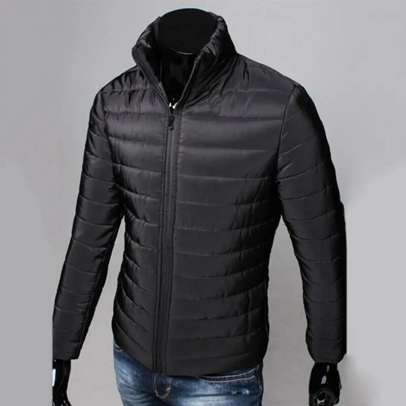 Veste zippée coupe-vent pour homme, manteau en coton chaud, veste de sport décontractée, manteau de randonnée, extérieur, 2023