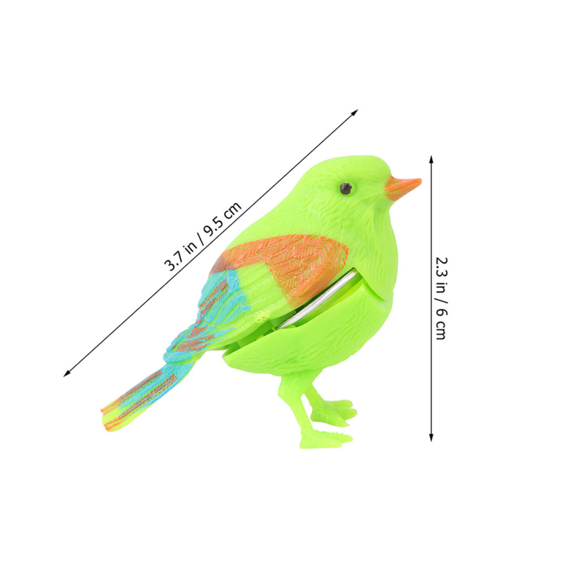 4 Pcs Voice Control Bird Toy Singing Decor Colorful Chirping Baby Toys For Kids Simulation Little