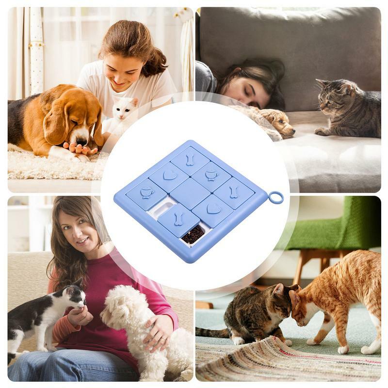 Pengumpan lambat anjing permainan pemberi makan lambat interaktif untuk anjing anjing mainan Puzzle perawatan anjing mainan anjing makan lambat interaktif untuk latihan IQ