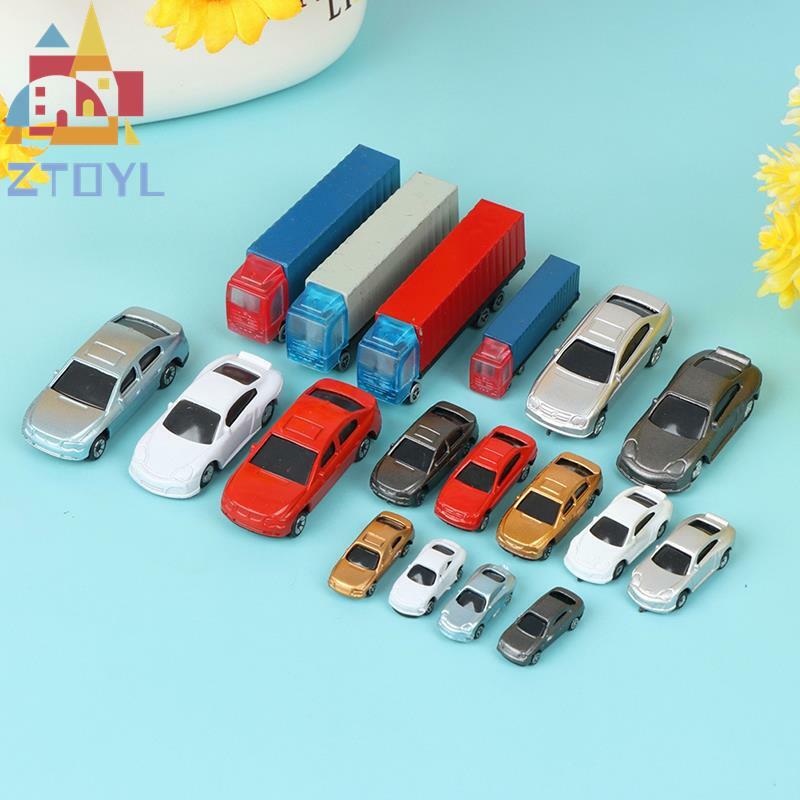 1:100-200 Rumah Boneka Miniatur Mobil Truk Kontainer Model Mobil Mainan Boneka Dekorasi Mainan Hadiah Ulang Tahun Anak Laki-laki