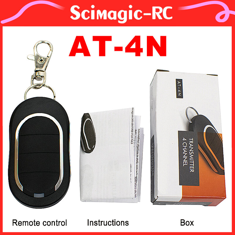 Alutech AT-4N Garage Remote Control 433.92MHz Dynamic Code for A-lutech AnMotors AR-1-500,AN-Motors AT-4 A-lutech Motor Model