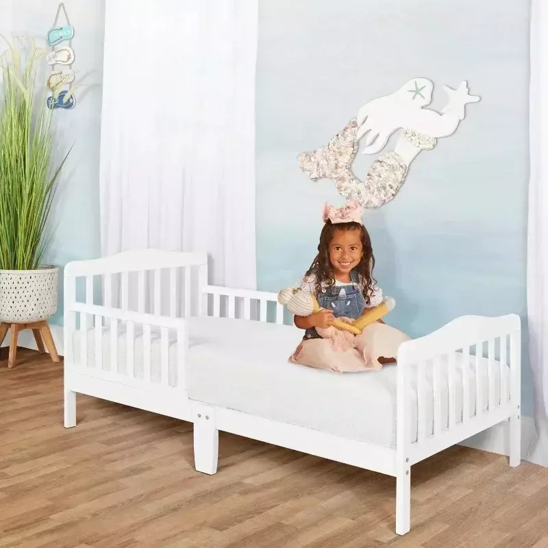 Классическая дизайнерская кровать для малышей, белая