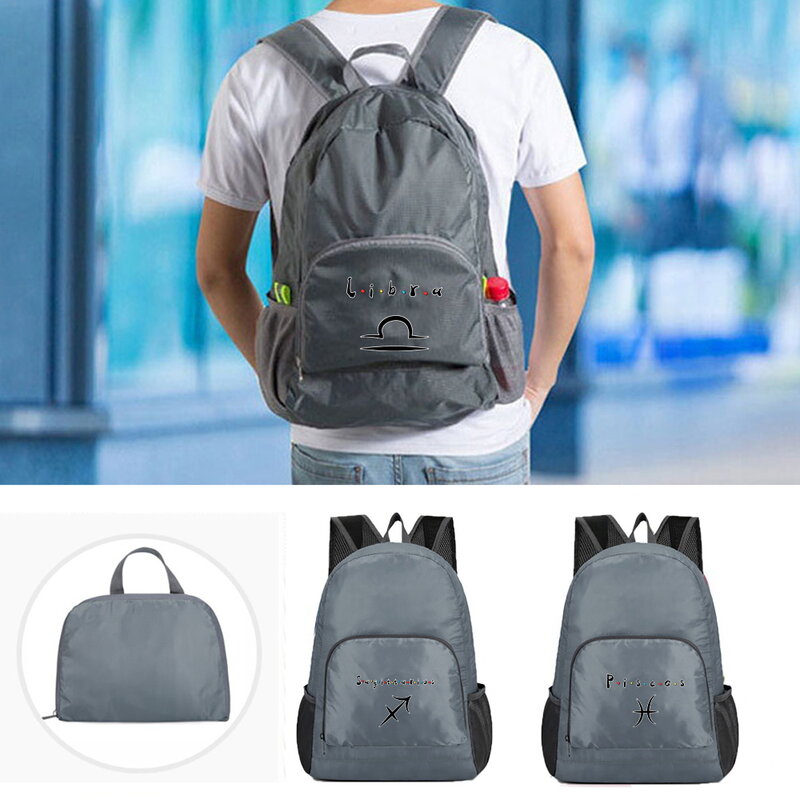 Składany plecak przenośna torba podróżna na wycieczki piesze o dużej pojemności ultralekkie opakowanie na zewnątrz dla mężczyzn wodoodporne torby seria konstelacji