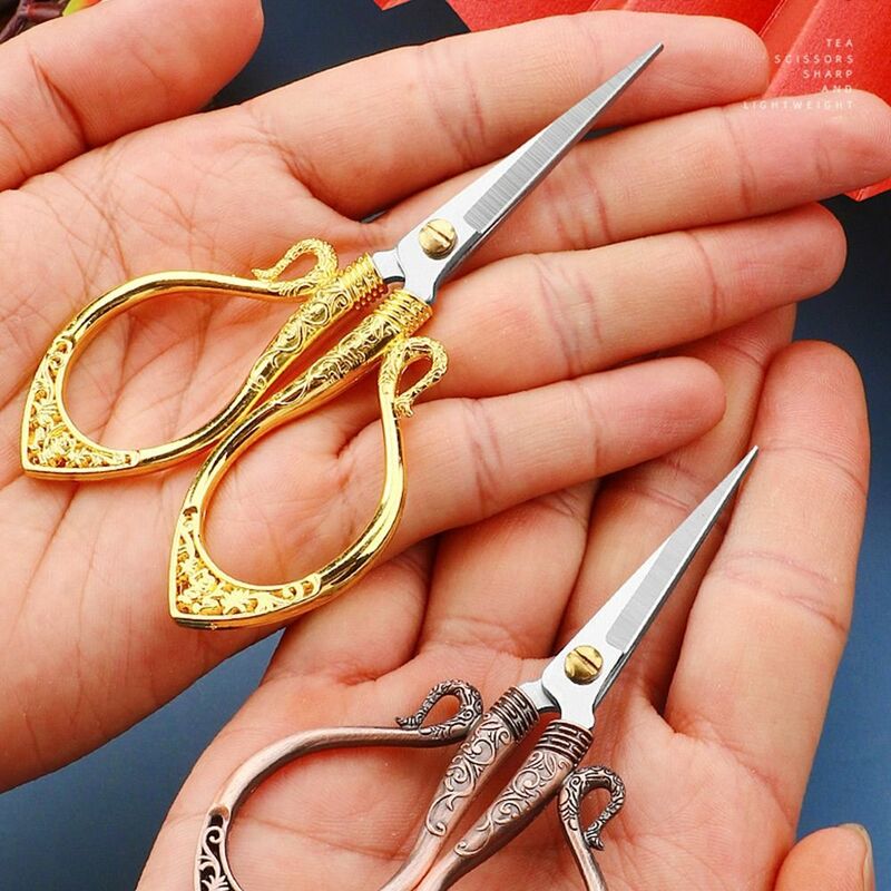 Mini szpiczaste nożyczki ze stali nierdzewnej wysokiej jakości wielofunkcyjne nożyczki do szycia narzędzie rzemieślnicze robótki ręczne nożyczki do domu