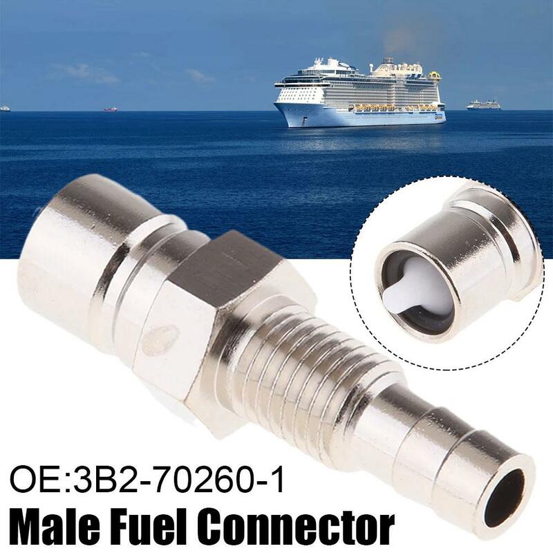 Boat Outboard Engine Fuel Connector Fuel Hose Line Tank Connector Joint Boat Fuel Connector for Tohatsu Replaces 3B2-70260-1