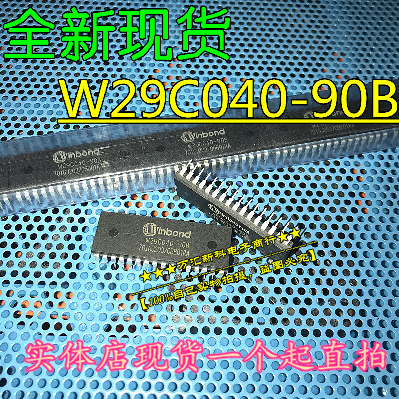 10 Buah Asli Baru W29C040-90B W29C040-90 DIP-32 Memori Chip