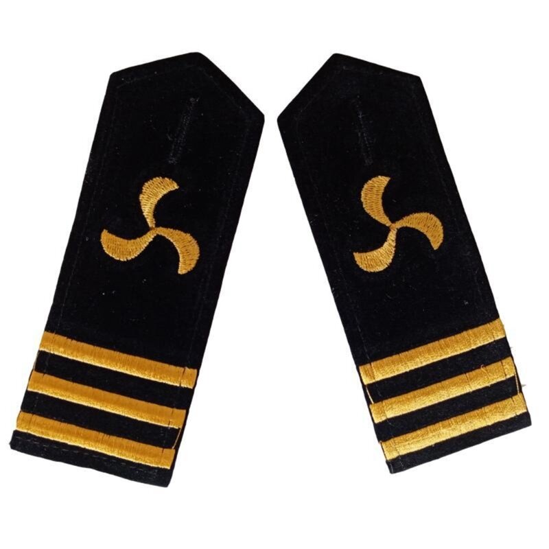 Charreteras de marinero profesional, uniforme de capitán, barras de hombro para actuaciones de escenario, miembro de la tripulación