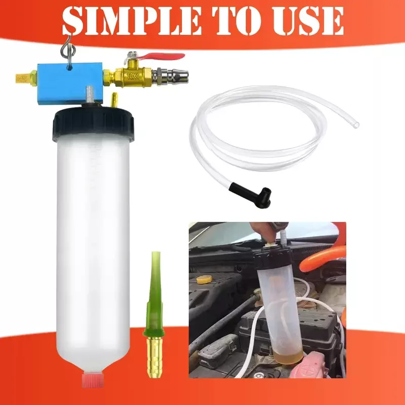 Auto Car Brake Fluid Oil Change Tool Hydraulic Clutch Oil Pump Oil Bleeder Empty Exchange Drained Kit for Car Motorcycle