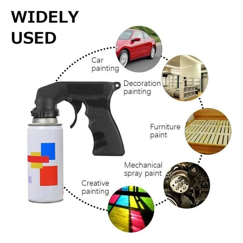 Spray samochodowy pistolet do malowania profesjonalny puszka farby Adapter uchwyt narzędzie z antypoślizgowe spust do konserwacja samochodu farby polski narzędzia