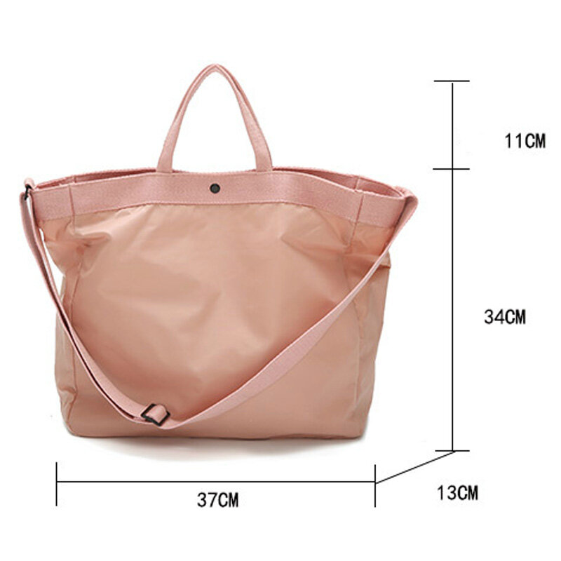 Large-Capacity Travel Bag Hand Luggage Bag Ladies Light Pink Travel Bag Waterproof Fitness Bag Suitable For Lovers