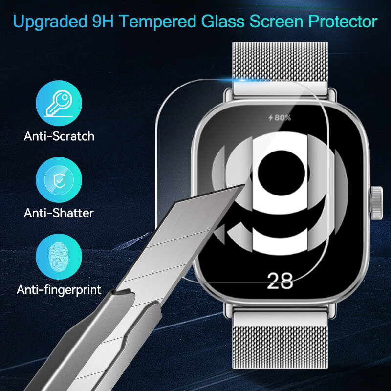 Закаленное стекло для умных часов Xiaomi Redmi Watch 4, защита экрана HD, защита от царапин для Mi Redmi Watch 4, защитная пленка