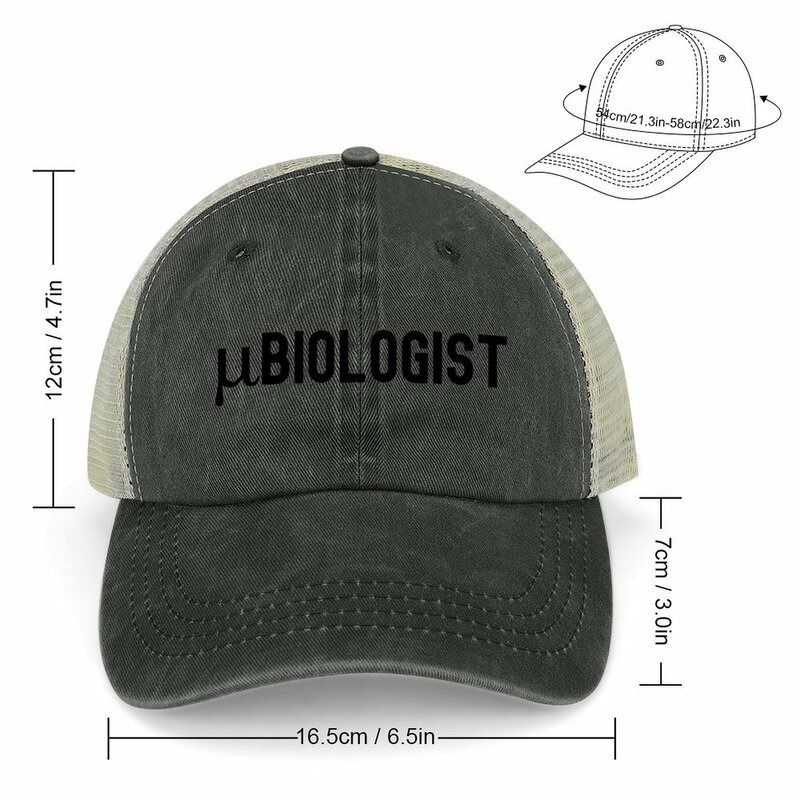Microbiólogo-laboratorio divertido de microbiología, microbioma, ciencia divertida, PCR, STEM, biología Molecular, Biochem, sombrero de vaquero C