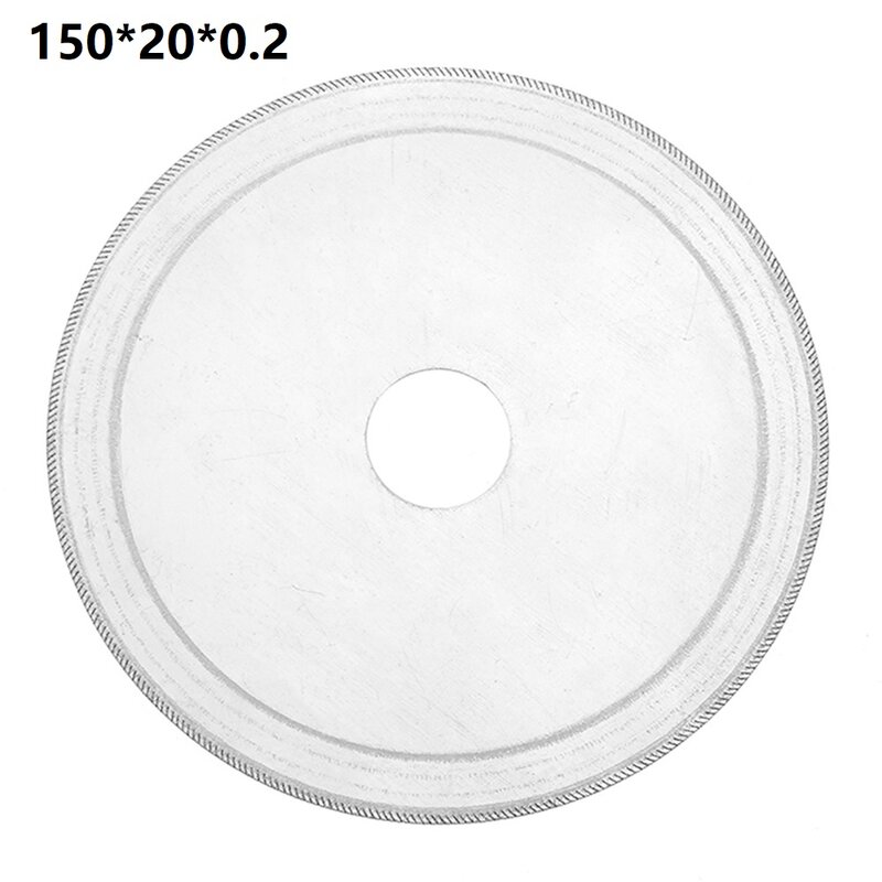 Disco de corte de diamante, hoja de sierra Circular para gemas de vidrio Lapidary, herramientas de corte de joyería de piedra, 100/110/120/150mm