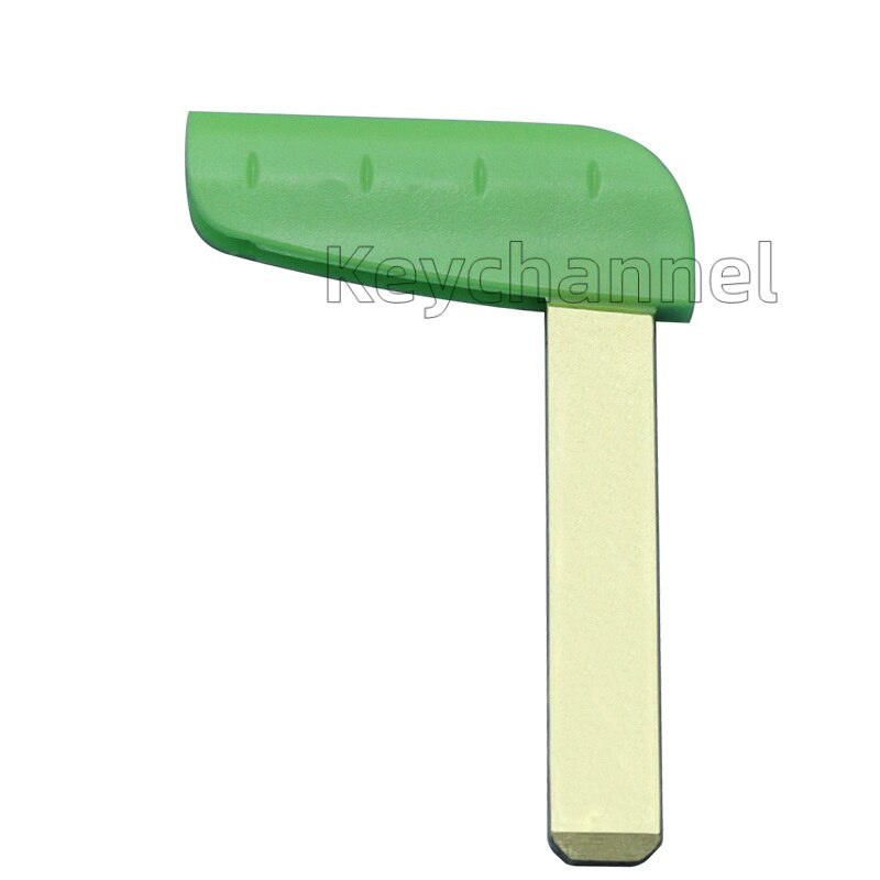 Keychannel-llave de emergencia verde para coche, hoja de llave inteligente sin llave, hoja remota, llave de puerta de repuesto para Renault Megane Laguna, 5/10 piezas