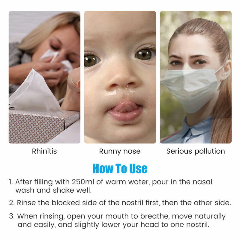 Mesin Cuci Hidung Irigasi Hidung Medis Rinitis Alergi Sinusitis Neti Pot Sinus Bilas Pembersih Hidung Alat Pembersih Sinus Pancuran Hidung