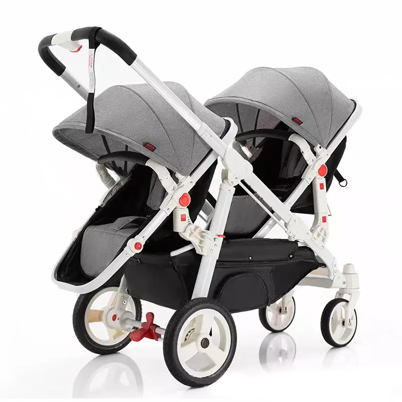 Poussette pliable 3 en 1 avec siège auto pour bébés de 0 à 3 ans, nouveau design, vente en gros, 2022