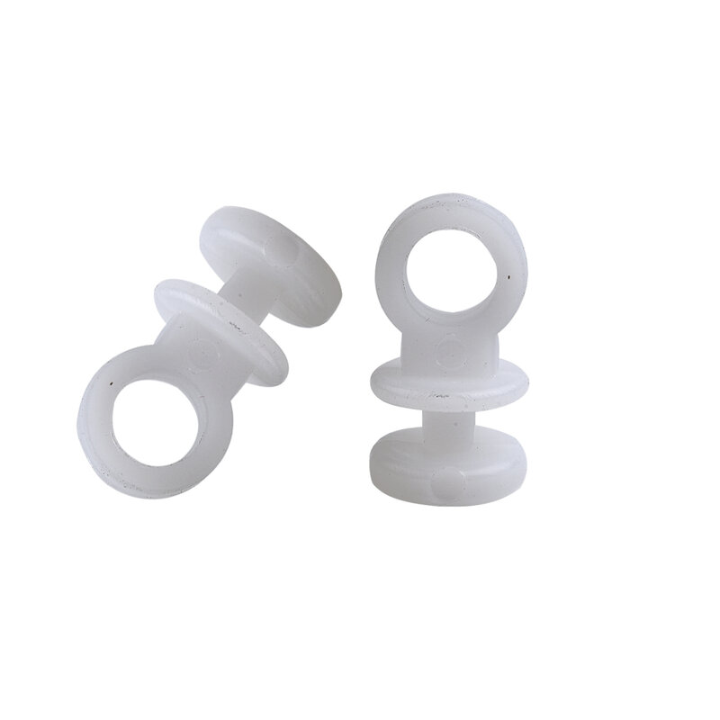 IMACurtain-Crochets de piste en plastique blanc pour van, 50x50 pièces, durable, nouveau