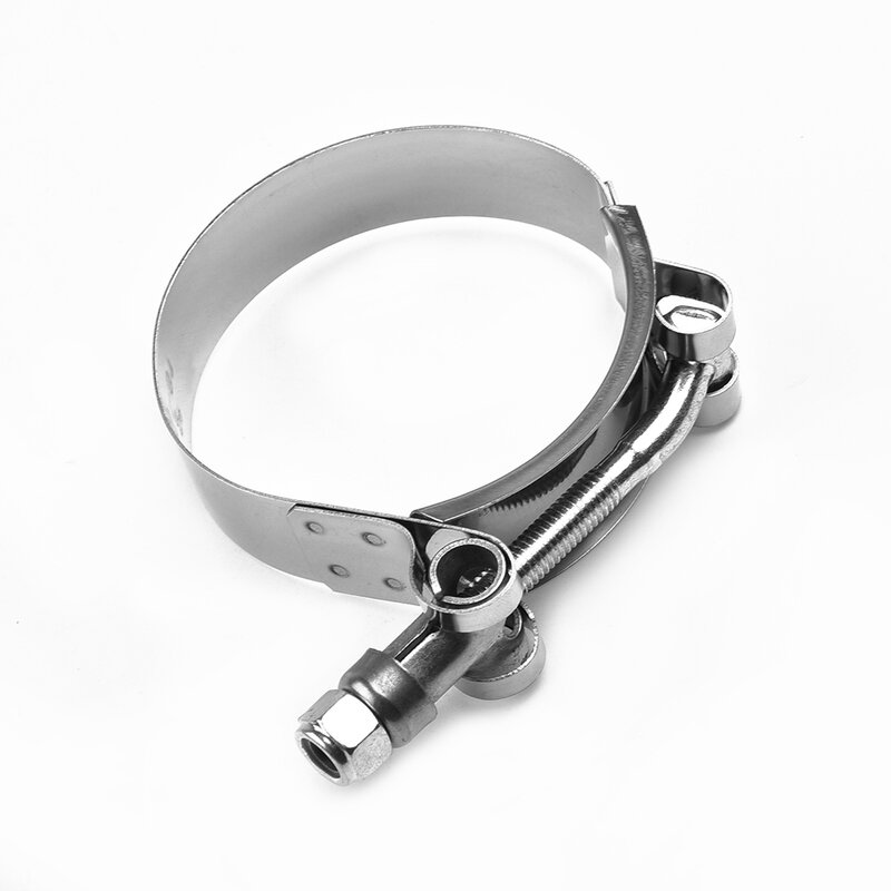 2In Exhaust Pipe Clamp 51mm 593935 Accessories Band Motorcycle Rear Stainless Steel Universal For Slip-on Type