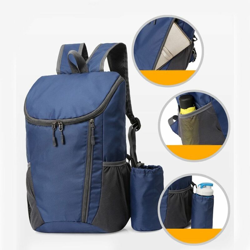 Mochila plegable de gran capacidad para hombre y mujer, bolso de hombro para ordenador, mochila de escalada para ordenador portátil