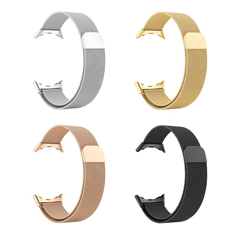 Banda de relógio magnético de metal para google pixel pulseira de relógio pulseira pulseira de pulseira para google pixel relógio banda substituição