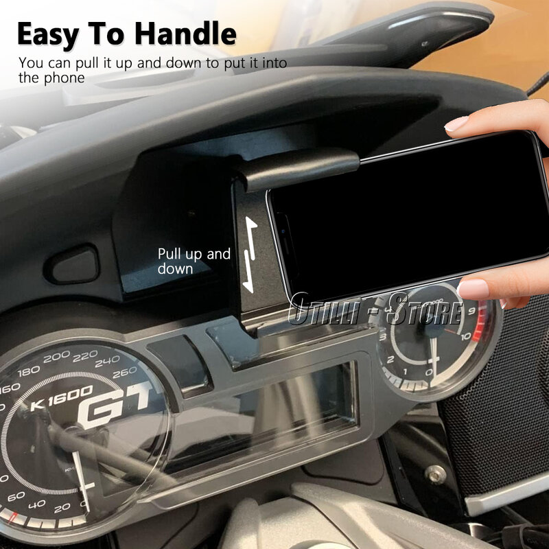 New For BMW K1600B K1600GT K1600GTL Phone Holder Motorcycle Navigation Phone Shockproof Holder K 1600 B GT GTL 2011-2020