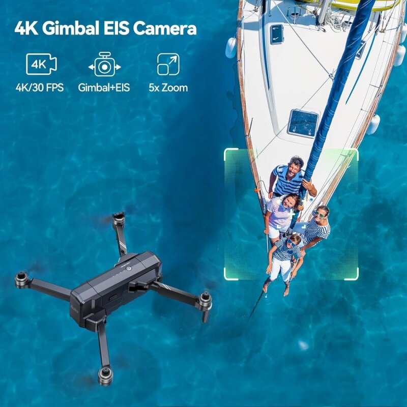Ruko F11GIM2 Drones with Gimbal EIS 4K Camera for Adults, 96 Min Long Flight Time 9800ft Long Range FPV, Auto Return Home with G