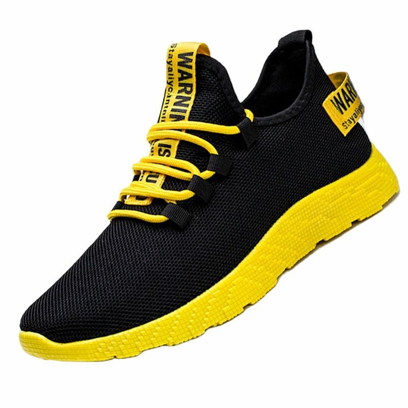 The New Men Sneakers 2022 New Breathable Lace Up Men Mesh Shoes Fashion Casual No-slip Men Vulcanize Shoes Tenis Masculino
