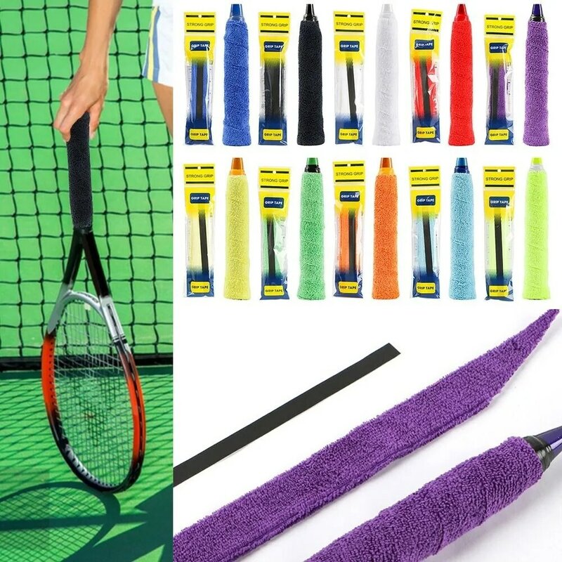 Serviette auto-arina pour raquette de badminton multicolore, bande coordonnante, surgrips, bandeau anti-transpiration, pagaie de tennis, pêche, le plus récent