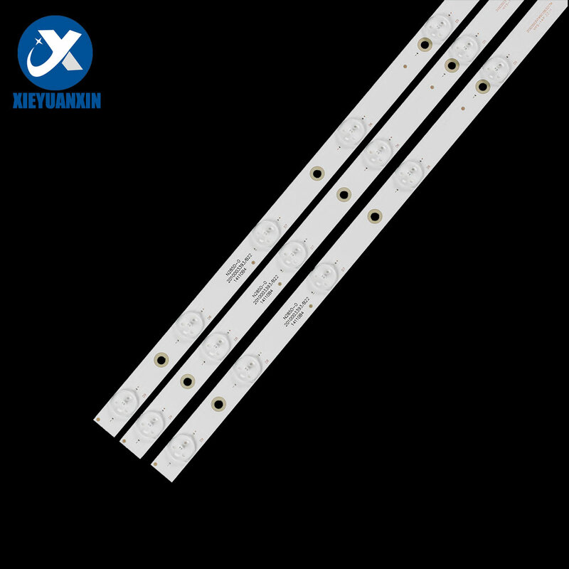 3 sztuk/zestaw 631 mm 9 lampy led podświetlenie bar dla 32 cal TV naprawa ZDCX315D09-ZC14F-01 DEXP H32B3000E STV-32LED14 LED3230 H32B7000E