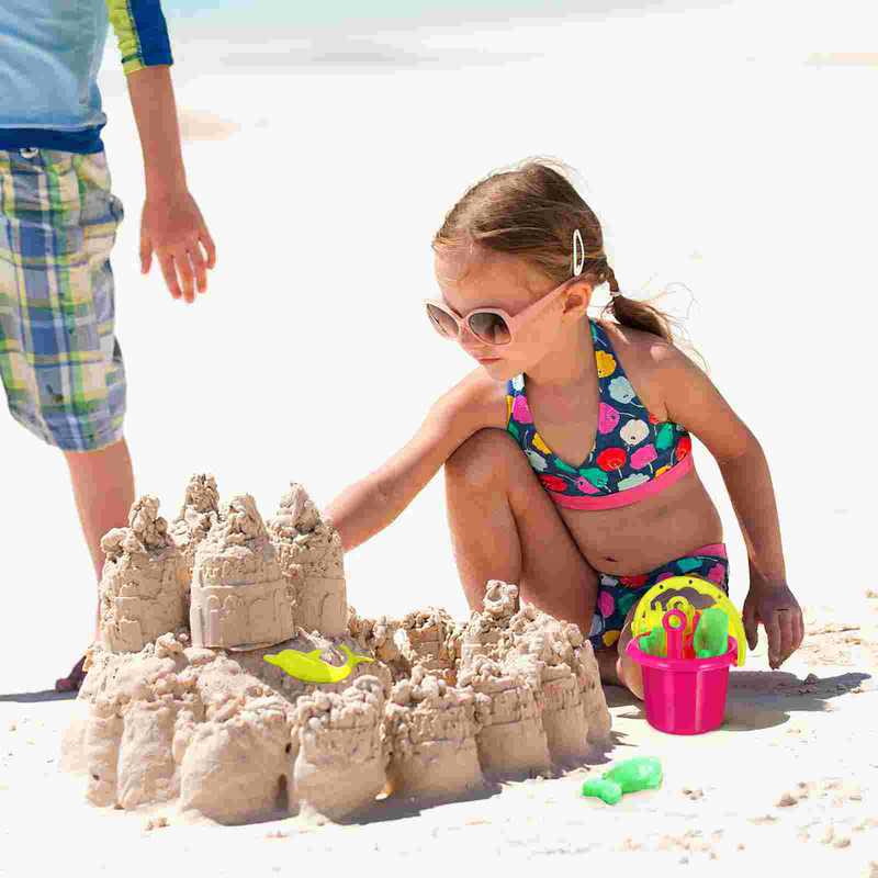 24pcs secchio di sabbia per bambini interessanti giocattoli da spiaggia per bambini Mini secchio giocattolo