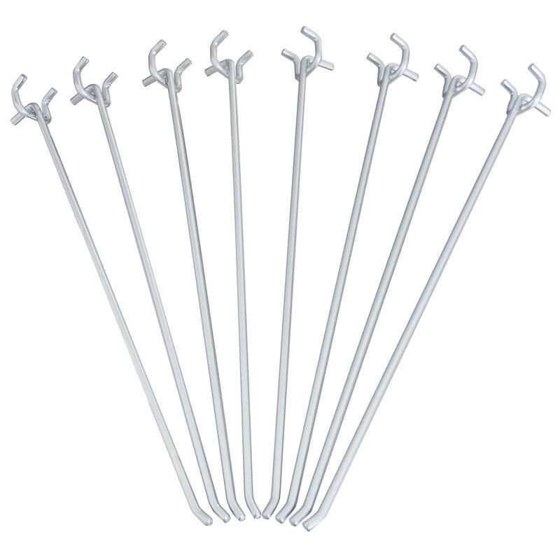 (pack of 50) heavy-duty pegboard hooks 11.8 inches length industrial hook I hook