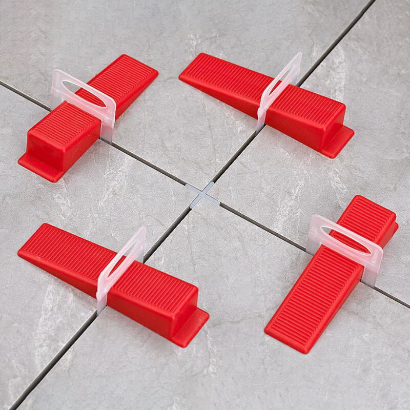 Tile Leveling System Clips 200-800 Pieces Tile Spacers 1/1.5/2/2.5/3MM for Ceramic Tile Laying Leveling Construction Tools