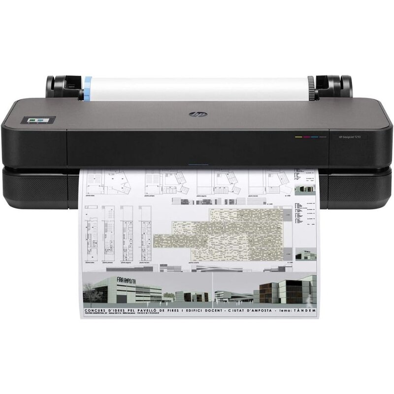 Designjet T210 Groot Formaat 24-Inch Kleurenplotter Printer