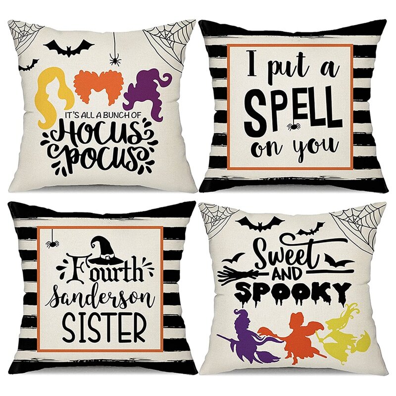 Halloween Throw Pillow Covers, Almofada Case Decorações, Quinta, Exterior, Decoração de Casa, 18x18