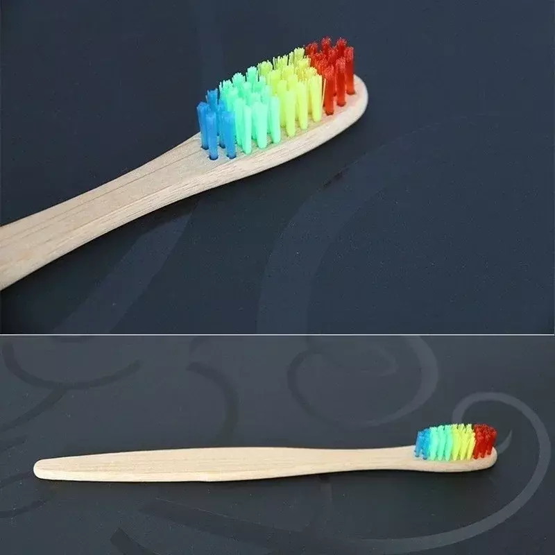 Descartável bambu toothbrush, 1 set