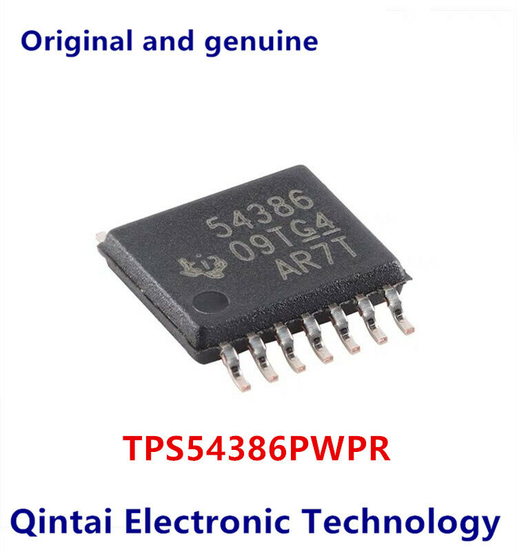 TPS54386PWPR pantalla impresa 54386 parche HTSSOP14 interruptor regulador IC, nuevo