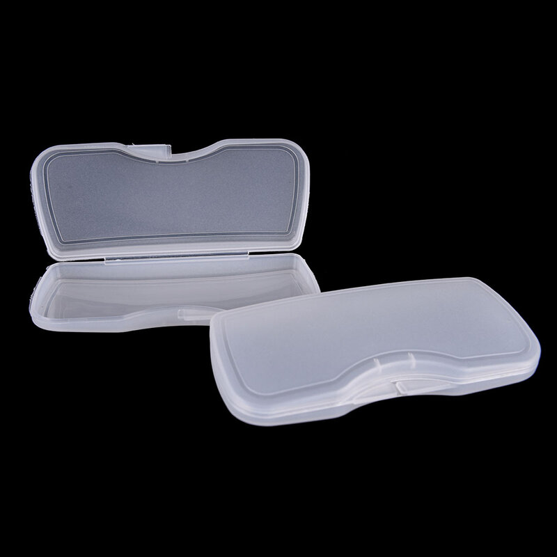 1Pc Grote Plastic Transparante Glazen Hoes Zonnebril Koffer Vierkante Hoge Opbergdoos