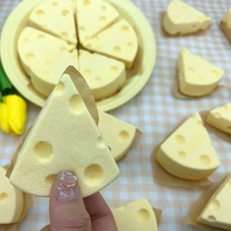 1pcs Sticky Cheese Slow Rebound Pinch Decompression Decompression Vent Slow Cheese Rising Toy Toy Pinch Cheese A9e5