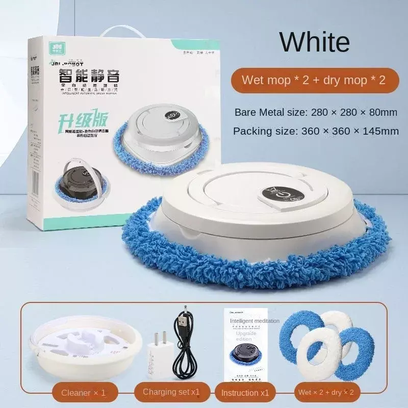 Authentic intelligent floor mopping robot with automatic timed sweeping, floor washing, dry wiping, and wet mopping
