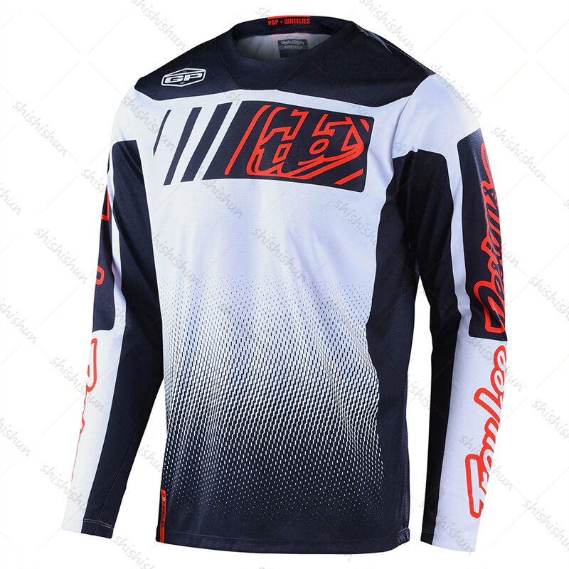 Customizável Downhill Ciclismo Jersey para Homens, Camisa MTB, Mountain Bike Enduro, Cross Country, DH, Motocross Sportswear, 2024