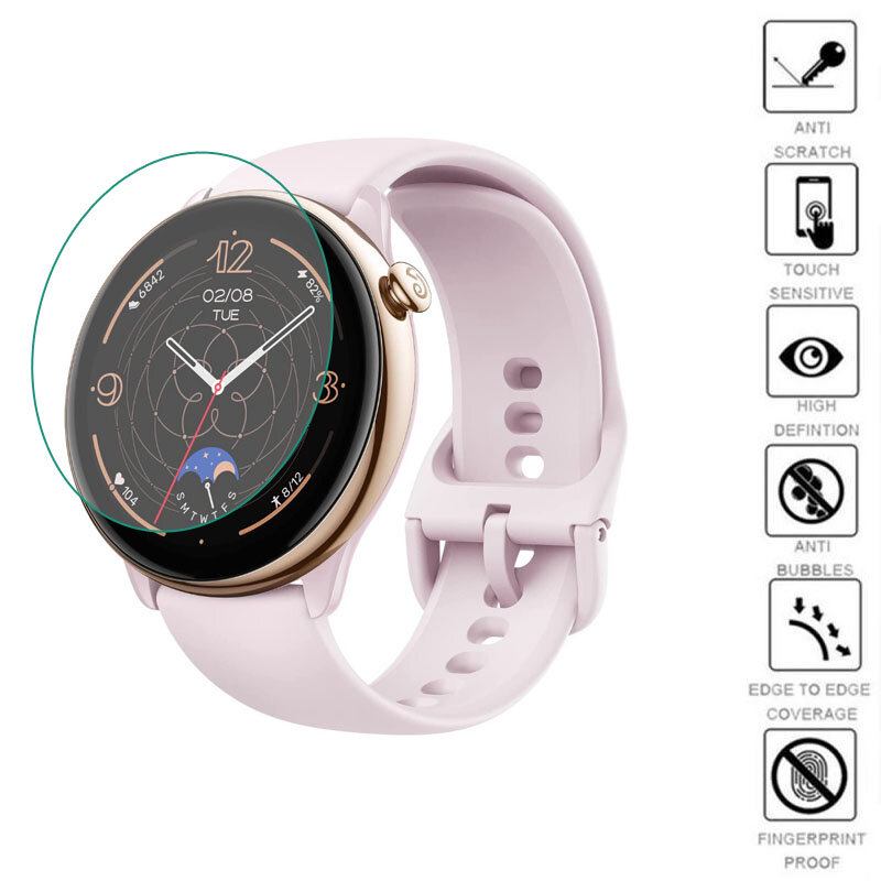 5pcs TPU Soft Smartwatch Clear Protective Film Full Cover For Amazfit GTR Mini 2023 Smart Watch Screen Protector Accessories