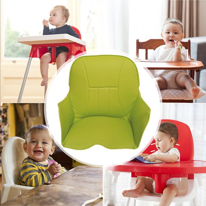 Подушка для обеденного стула, детская подкладка для сиденья, подушка, кожаное кресло с защитой от царапин и легкой очисткой, против отложения высоких стульев
