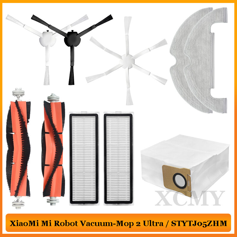 Per XiaoMi Mi Robot Vacuum Mop 2 Ultra muslimer Cleaner parti di ricambio spazzola laterale principale filtro Hepa sacchetto per la polvere Mop Rag