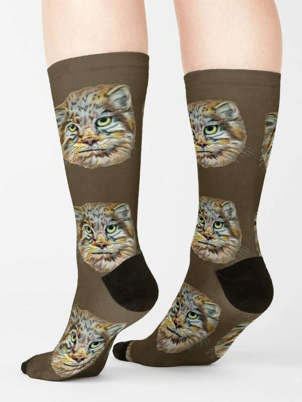 Pallas's Cat (Otocolobus Manul) Socks summer short Socks Ladies Men's