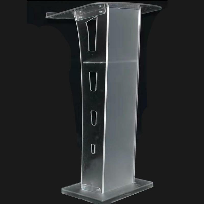 Welcome stage acrylic podium host podium disassembled podium colorful color-changing signing stage