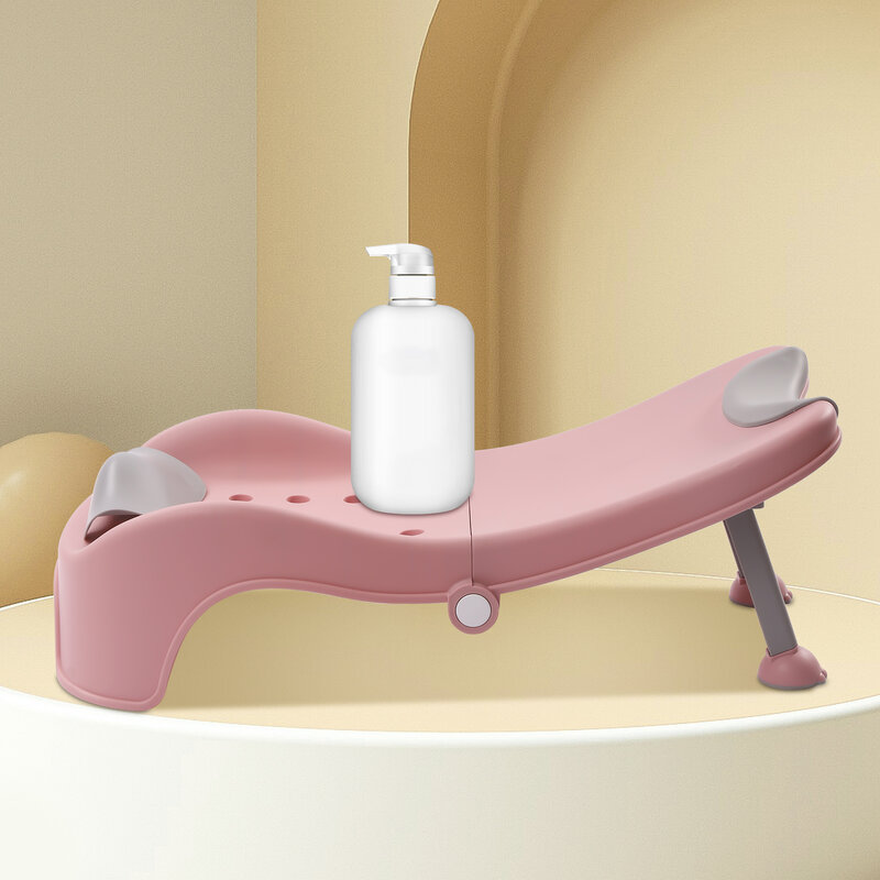 84*40*34cm Blue /Pink Shampoo Chair Kids Hair Washing Chair Seat Toddler Headrest Adjustable Cushion PTR+PP