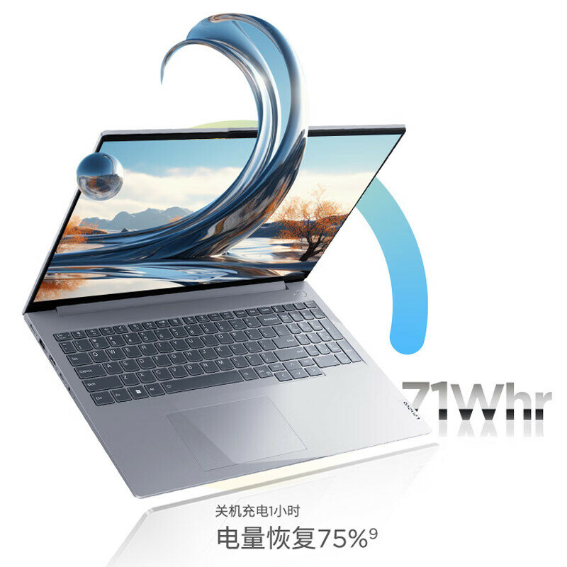 Lenovo 2023 Denkboek 16 Laptop Amd R5 7530u/R7 7730u Hd Grafische Kaart 16Gb + 1Tb Ssd 16 Inch 2.5K 60Hz Scherm Notebook Pc