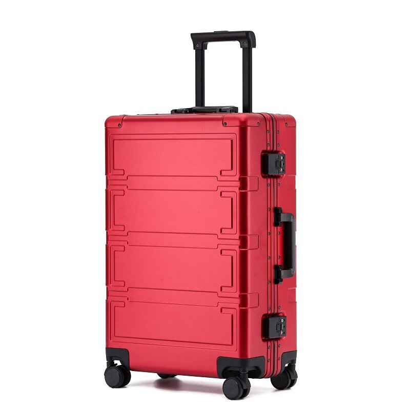 20/24/28 Inch Aluminum Suitcase Rolling Luggage Magnesium Alloy Cabin Travel Suitcase Men Women Carry-on Suitcases Trolley Case