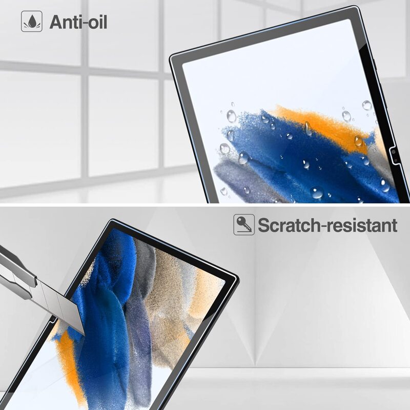 زجاج مقسى لسامسونج ، غشاء واقي للشاشة ، Galaxy A8 ، Tab 148 ، شاشة Tablet ، 240 ، من من من إنتاج X200 ، X205 ، X205 ، X207 ، 3 عبوات